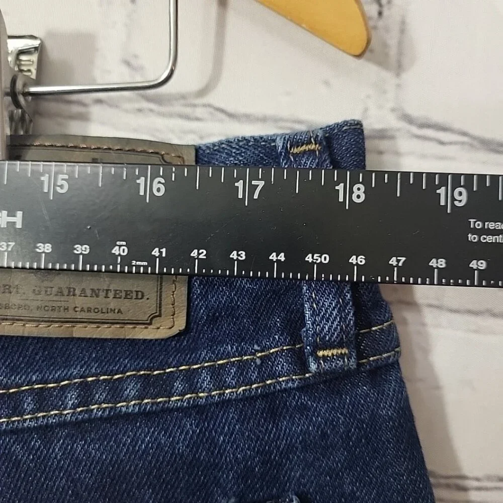 WRANGLER 36 x 34 Jeans Blue RELAXED fit 100%‎ COTTON 5-STAR PREMIUM men's NWT